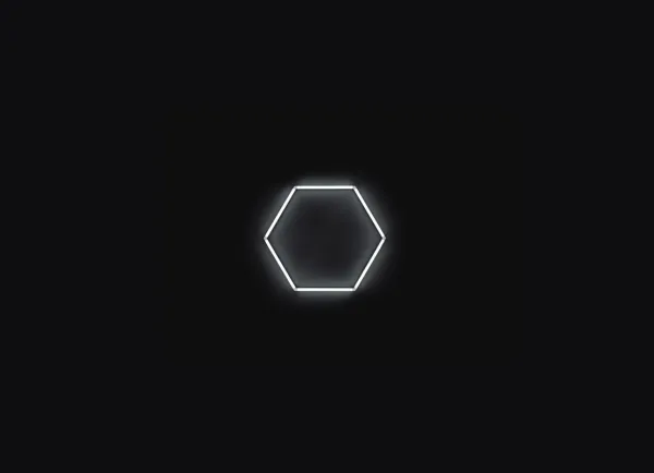 ASC Kompletní LED hexagonové světlo, 1 ks 97 x 84 cm, studená bílá 6500 K