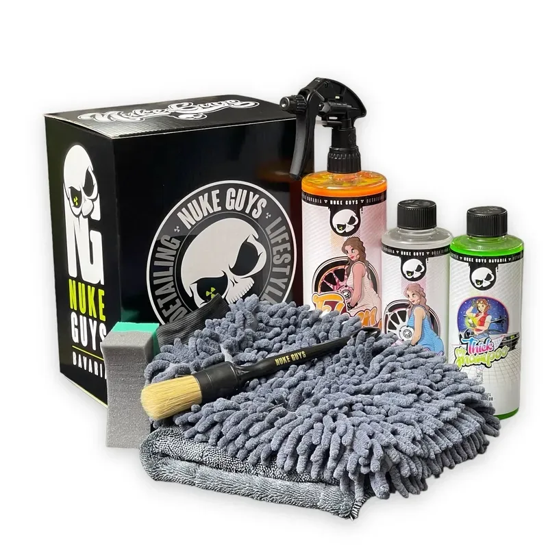 Nuke Guys BOX Wheels Set - Dárková sada na mytí, čištění disků a impregnaci pneumatik