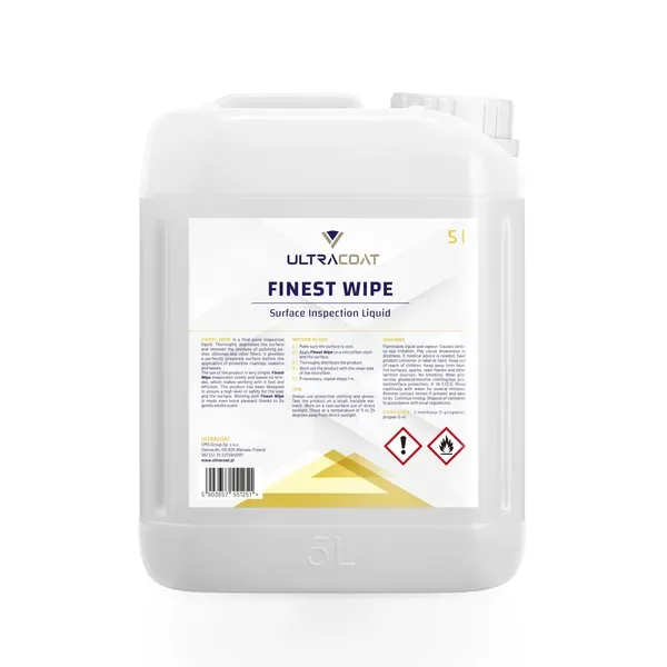 Ultracoat Finest Wipe inspekční čistič a odmašťovač laku (5 l)